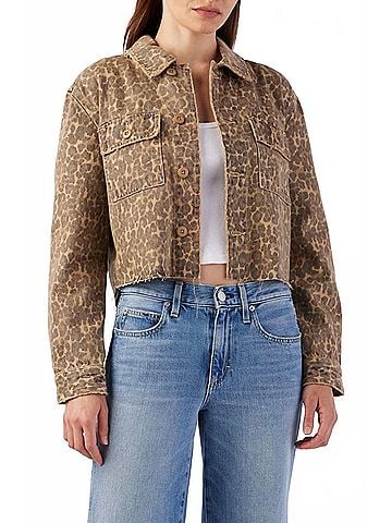 AMO Carly Jacket in Leopard (view 2)