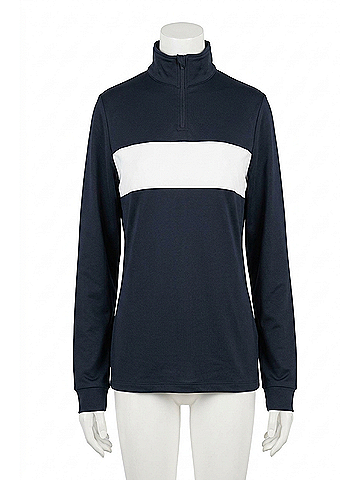 abacus Club Midlayer Turtle Neck Jacket in Navy (view 1)