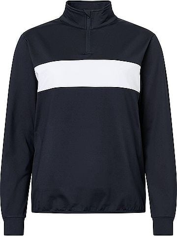 abacus Club Midlayer Turtle Neck Jacket in Navy (view 2)