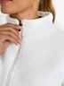 abacus Solid White Highlands Midlayer Jacket in Clam Size M - photo 3