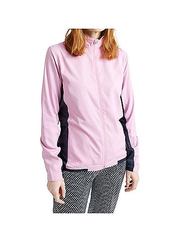 abacus Lanark Stretch Wind Jacket in Navy Peony (view 2)