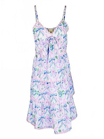 Simply Southern Women's Ribbons And Bows Dress in White (view 1)