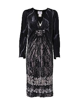 eggplant long sleeve dress Mac Duggal Women's Long Sleeve Structured Bow Draped Gown - Purple - Size 14