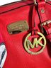 Michael Kors 100% Leather Solid Red Leather Satchel One size - photo 2