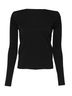 Dolce & Gabbana Basic 100% Wool Solid Black Black Wool Shrug Crew Neck Pullover Women's Sweater Size S - photo 1