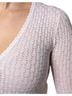 Dolce & Gabbana Basic 100% Silk Solid White White Silk Button Down Cardigan Women's Sweater Size XS - photo 6