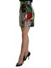 Dolce & Gabbana Basic 100% Cotton Solid Multi Color Multicolor Patchwork A-line Polyester Women's Skirt Size XS - photo 3