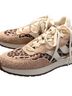 Steve Madden Leopard Print Tan Sneakers Size 10 - photo 1