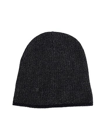 Gucci Unisex Dark Blue Wool Cashmere cotton Medium Beanie Hat With Logo (view 2)