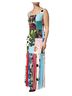 Dolce & Gabbana Basic 100% Silk Solid Multi Color Multicolor Patchwork Silk Sleeveless Women's Dress Size XS - photo 2