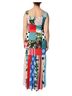 Dolce & Gabbana Basic 100% Silk Solid Multi Color Multicolor Patchwork Silk Sleeveless Women's Dress Size XS - photo 3