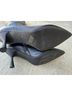 AGL 100% Leather Black Boots Size 8 1/2 - photo 3