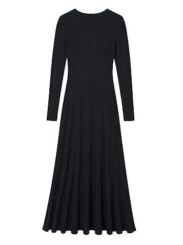 James Perse Daily Ribbed Maxi Dress (Style WRTJ6636) Casual Dress (view 2)