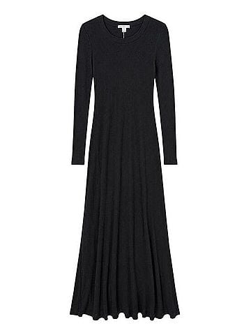 James Perse Daily Ribbed Maxi Dress (Style WRTJ6636) Casual Dress (view 1)