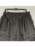 Cinq à Sept 100% Cupro Solid Black Cargo Pants Size XL - photo 5