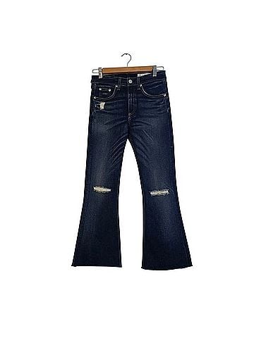 Rag & Bone 10 inch Crop Flare Jeans (view 1)