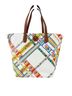 Tory Burch Argyle Floral White Yellow Tote One size - photo 1