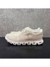On Cloud 100% Synthetic Solid White Tan Sneakers Size 9 1/2 - photo 4