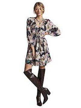 cotton dress floral Yellow Floral Cotton Midi Dress – self-portrait main image 0