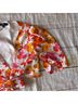Lulus Floral Multi Color Short Sleeve Blouse Size M - photo 5