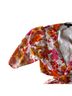 Lulus Floral Multi Color Short Sleeve Blouse Size M - photo 2