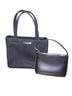 Nine West Black Leather Tote One size - photo 1