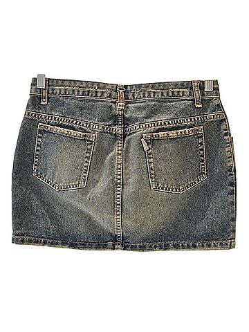 M. Officer Denim Skirt (view 2)
