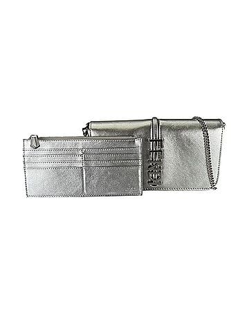 Fendi FENDI 8BS07 Shoulder Bag, Leather, Silver, Women's (view 1)