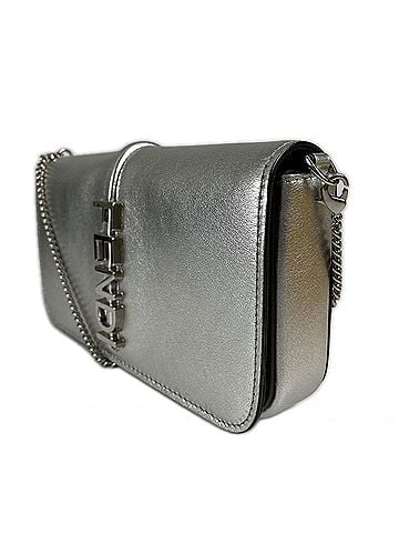 Fendi FENDI 8BS07 Shoulder Bag, Leather, Silver, Women's (view 2)
