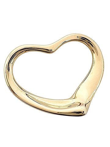 Tiffany & Co. TIFFANY & Co. Elsa Peretti Open Heart Pendant Top, 750 K18 Gold, Women's (view 1)
