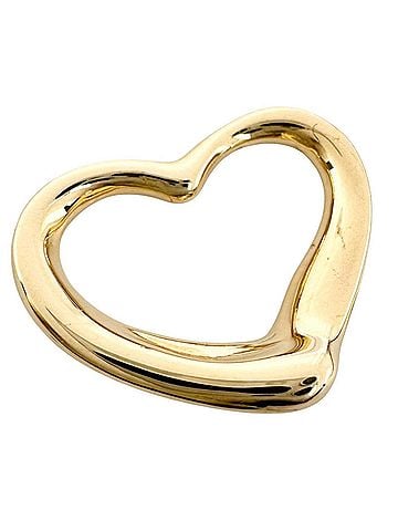 Tiffany & Co. TIFFANY & Co. Elsa Peretti Open Heart Pendant Top, 18K Gold, Women's (view 1)