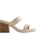 Quince White Yellow Sandals Size 10 - photo 1