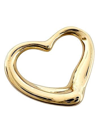 Tiffany & Co. TIFFANY & Co. Elsa Peretti Open Heart Pendant Top, 18K Gold, Women's (view 1)