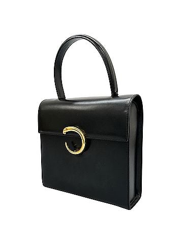 Cartier CARTIER Cartier Panthère handbag, calfskin, black, women's. (view 2)
