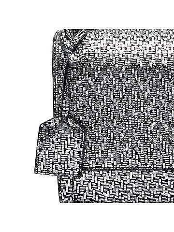 Saint Laurent Medium Metallic Woven Leather Monogram Sunset Crossbody (view 2)