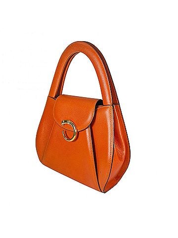Cartier CARTIER Panthère All-Season Handbag, Leather, Orange, Women's (view 2)