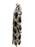 Pol 100% Polyester Floral Black Ivory Jacket One size - photo 3