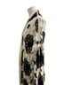 Pol 100% Polyester Floral Black Ivory Jacket One size - photo 9