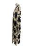 Pol 100% Polyester Floral Black White Coat One size - photo 2