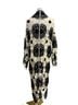 Pol 100% Polyester Floral Black White Coat One size - photo 3