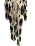 Pol 100% Polyester Floral Black White Coat One size - photo 9