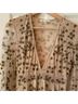 LoveShackFancy Print Gold Ivory Casual Dress Size 0 - photo 3