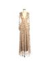 LoveShackFancy Print Gold Ivory Casual Dress Size 0 - photo 9