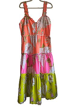 FARM Rio Floral Tiered Casual Dress (view 2)