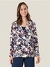 Masai Floral White Blue Blazer Size L - photo 6