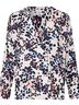 Masai Floral White Blue Blazer Size L - photo 4