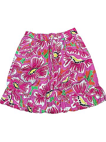 Lilly Pulitzer with a splash Fayette Oxford silk skirt Skort (view 2)
