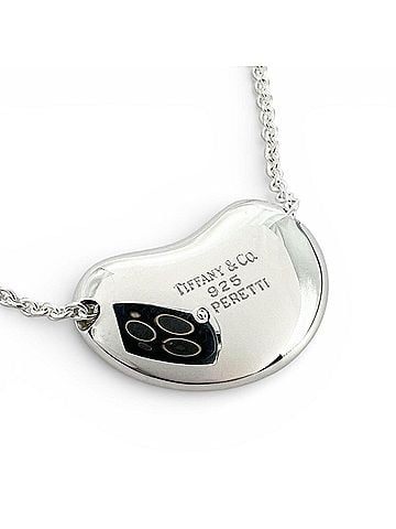 Tiffany & Co. TIFFANY & Co. Elsa Peretti Necklace, Sterling Silver 925, Women's, Bean (view 1)