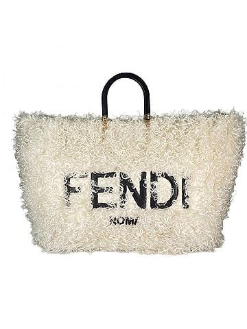 Fendi FENDI Sunshine Shopper Tote Bag, White, Women's (view 1)