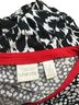 Chico's Animal Print Black White Red Casual Dress Size L - photo 5